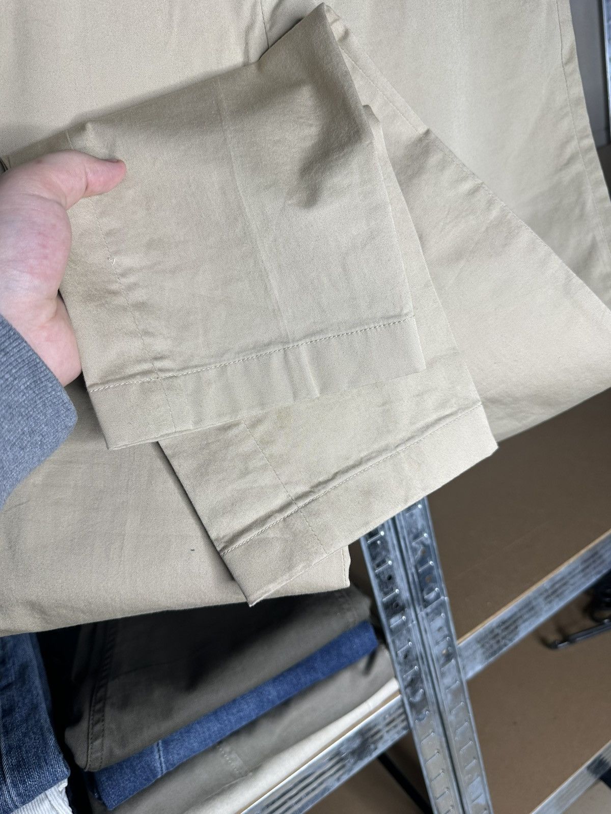 Prada Prada Milano Beige Cotton Pants Size 48 Chino Trousers Size US 32 / EU 48 - 10 Thumbnail