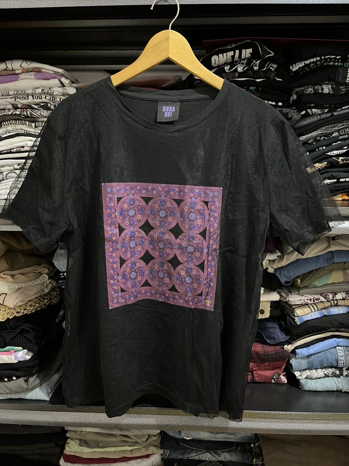Anna Sui × Hysteric Glamour × If Six Was Nine 💸BINDINGOFFER💸Anna sui double layer archive tees Size L / US 10 / IT 46 - 1 Thumbnail