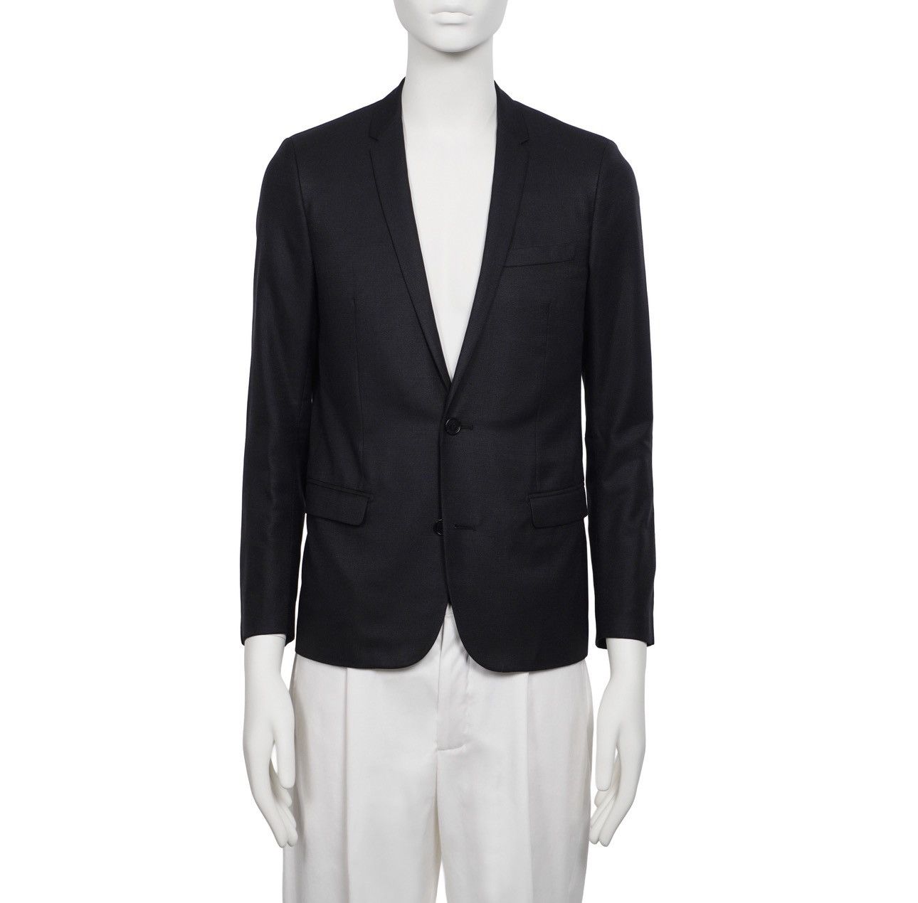 Dior Dior Homme Scarf Collar Tailored Jacket, Kris Van Assche, 52