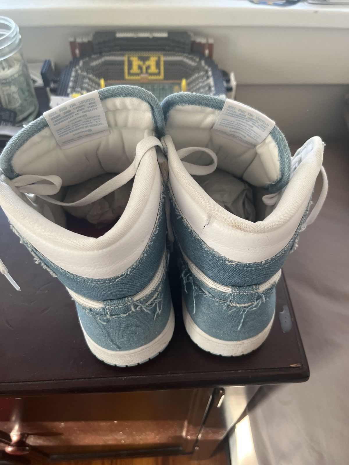 Jordan Brand × Nike Air Jordan one denim Size US 9.5 / EU 42-43 - 4 Thumbnail