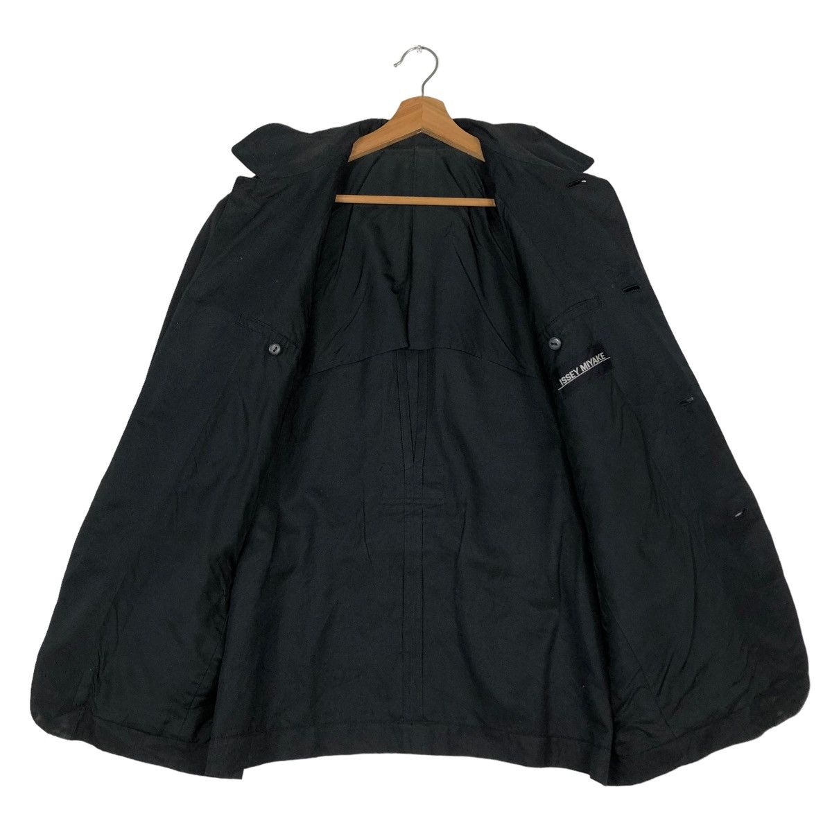 Issey Miyake 🔥RICH BLACK ICONIC CHORE JACKET ISSEY MIYAKE CARGO POCKETS Size US M / EU 48-50 / 2 - 13 Thumbnail