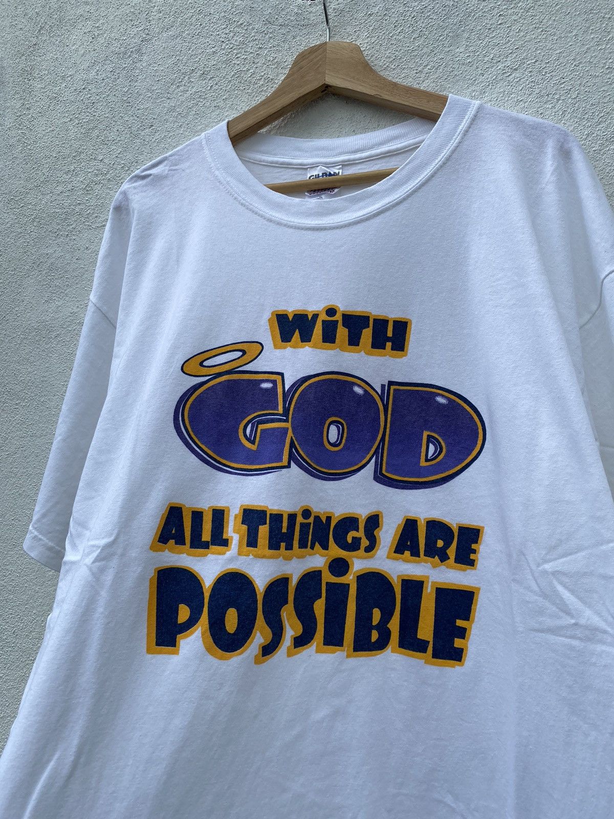 Vintage Vintage God Humor Wording Size US L / EU 52-54 / 3 - 2 Thumbnail
