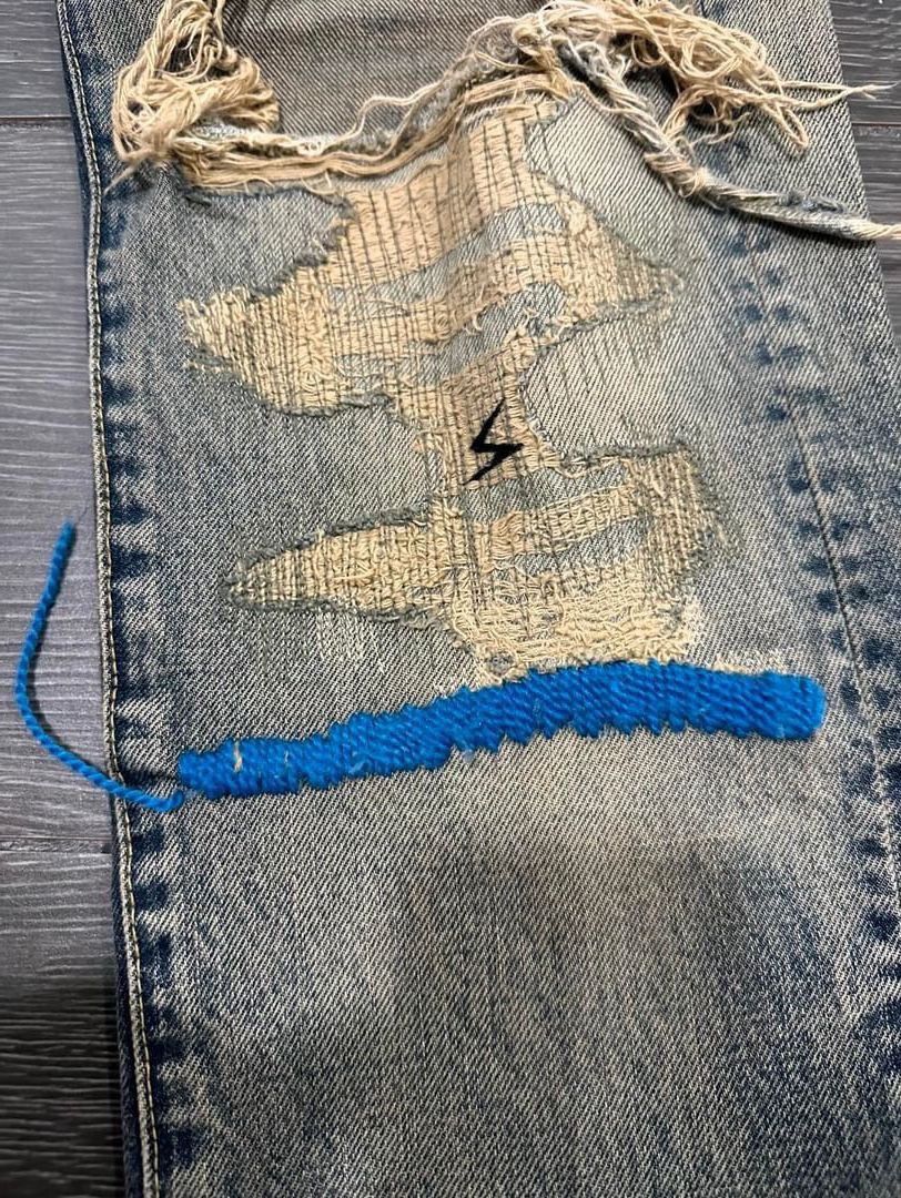 Undercover Undercover 68 Blue Yarn Jeans Size US 34 / EU 50 - 12 Thumbnail