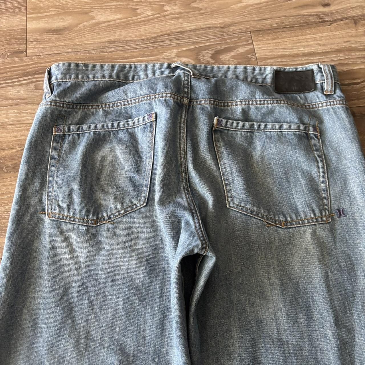 Hurley Crazy Vintage Y2K/2000s Baggy Hurley Skater Style Denim Jeans! 38x32 Size US 38 / EU 54 - 7 Thumbnail