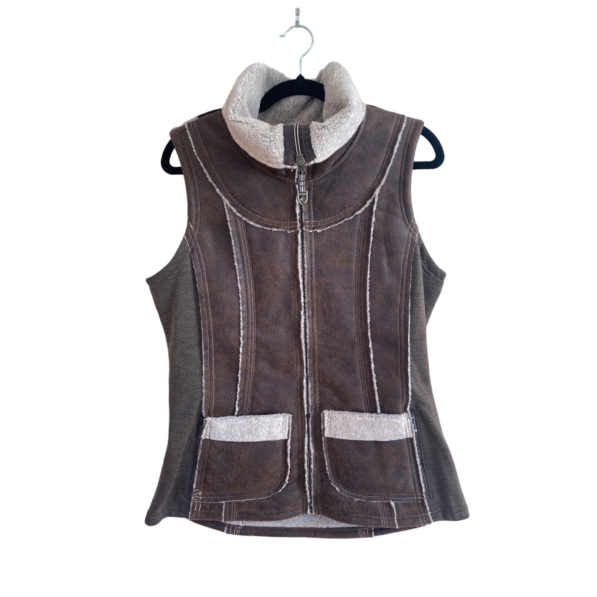 Kuhl NWT Kuhl Women's LARGE Dani Sherpa Vest Brown MSRP$219 New Size L / US 10 / IT 46 - 12 Thumbnail