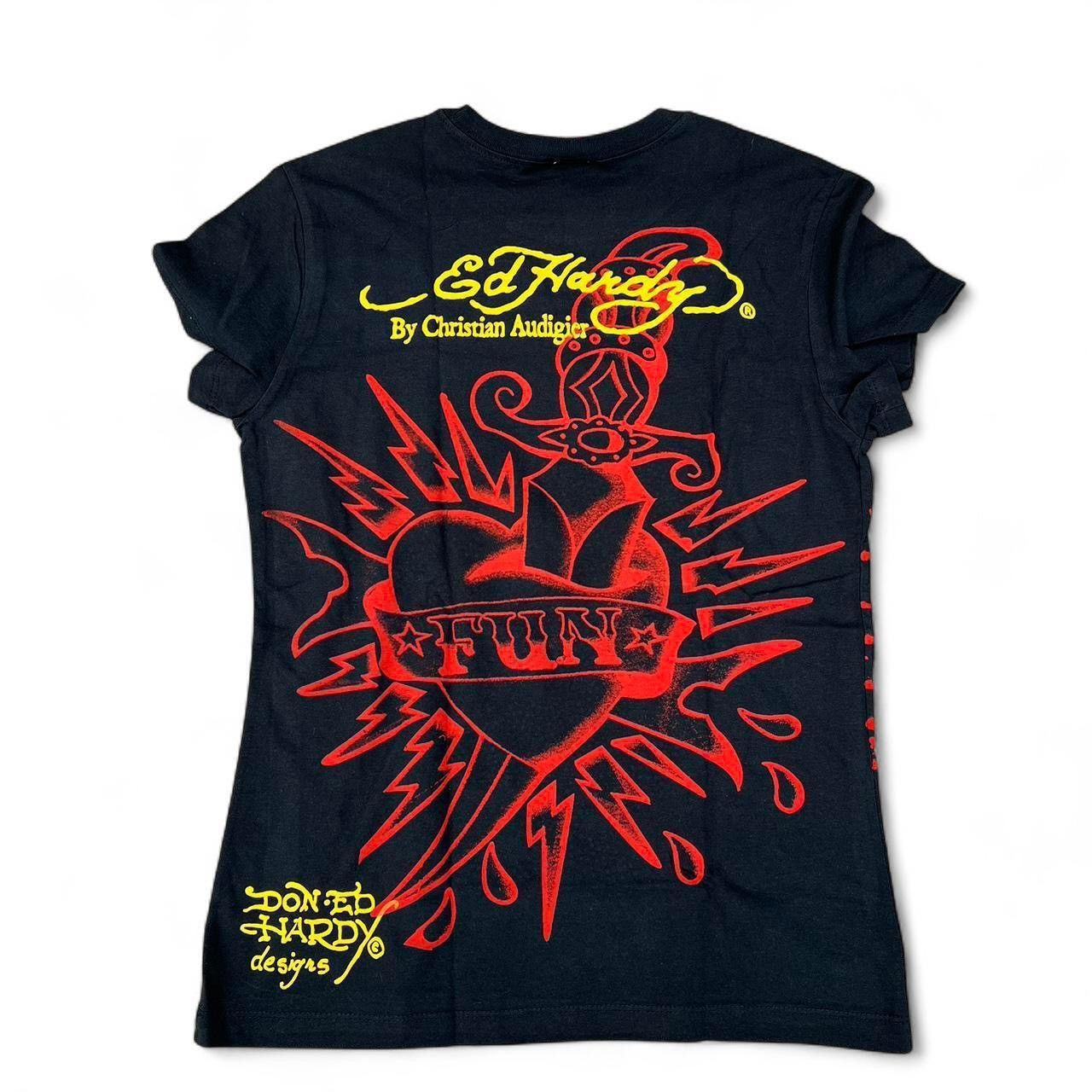 Ed Hardy Ed Hardy bling baby tee t shirt new nwt y2k Size S / US 4 / IT 40 - 2 Thumbnail