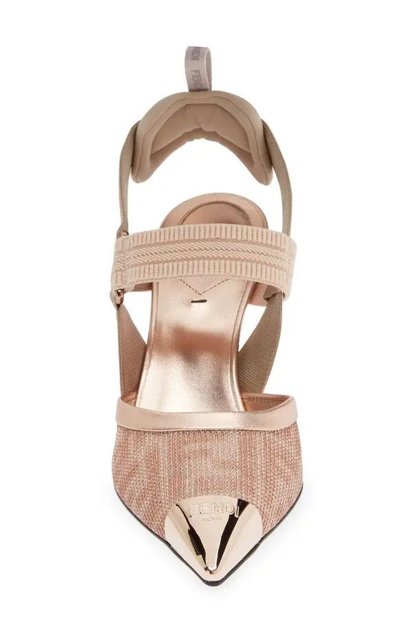 Fendi o1loc1c0824 Colibri in Golden Size US 8 / IT 38 - 2 Thumbnail