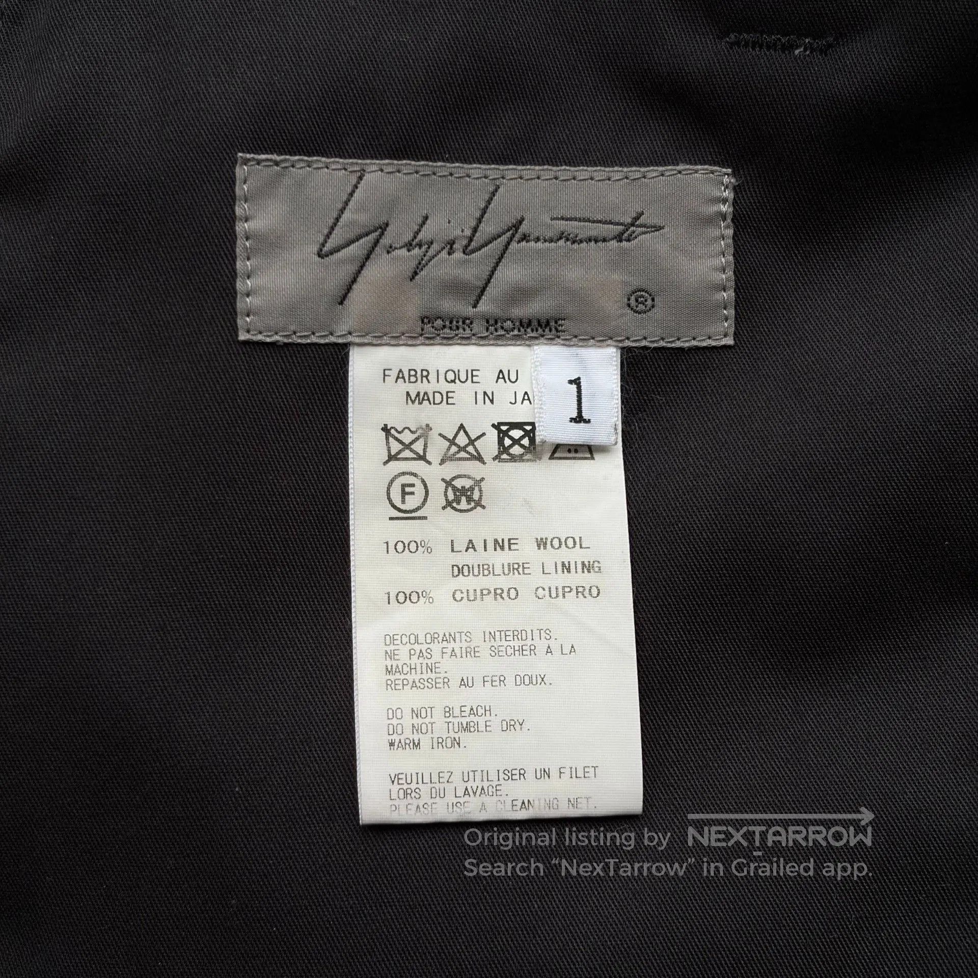 Yohji Yamamoto Yohji Yamamoto 17AW Classic Drawstring Wool Pants. Size US 26 / EU 42 - 5 Thumbnail