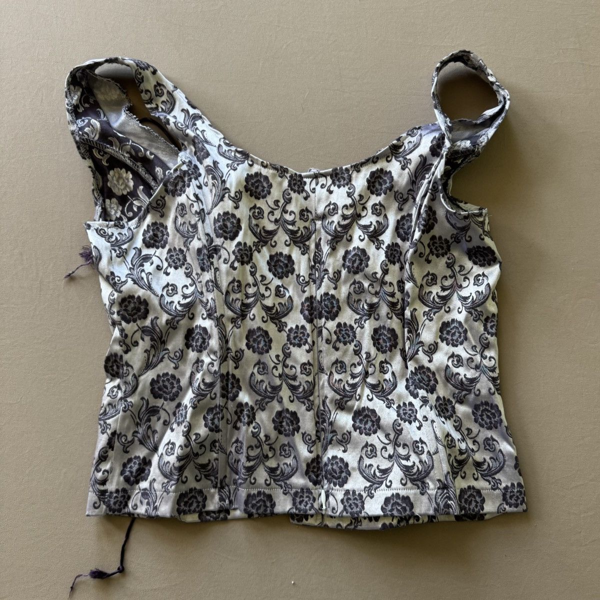 Other Vintage Brocade Corset top Size XL / US 12-14 / IT 48-50 - 2 Thumbnail