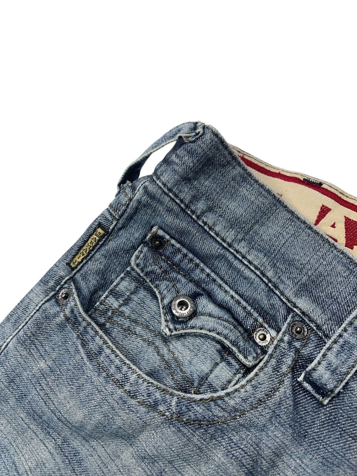 Armani Vintage Armani Flared Low Rise Jeans Indigo Series 005 Size US 32 / EU 48 - 8 Thumbnail