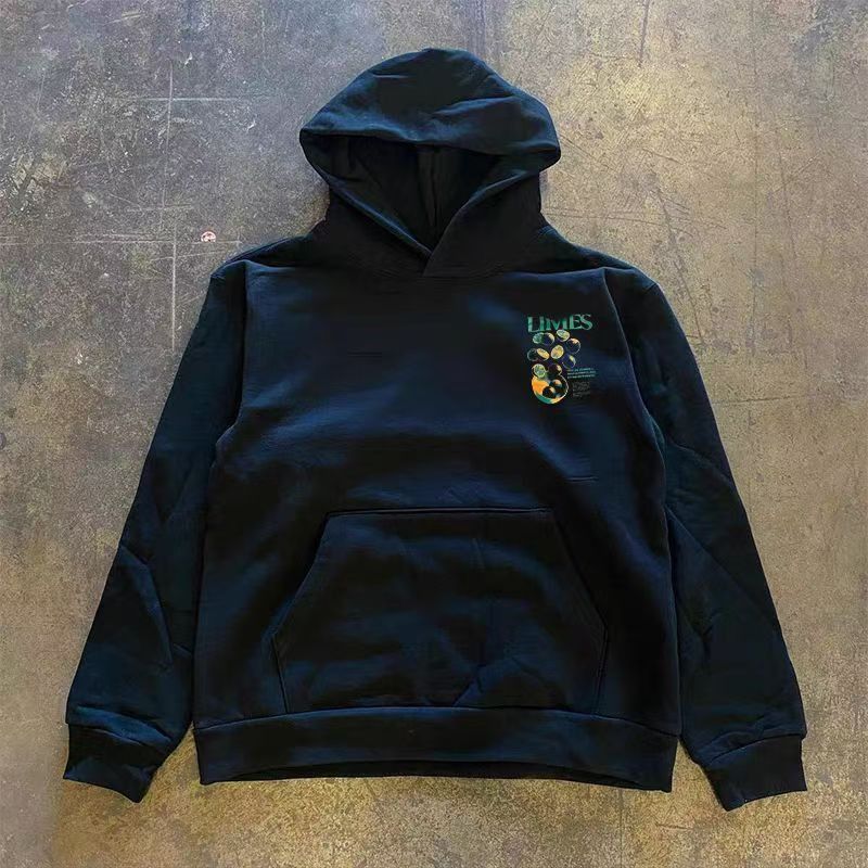 Japanese Brand × Vintage Black casual washed vintage lemon print hoodie Size US L / EU 52-54 / 3 - 2 Thumbnail