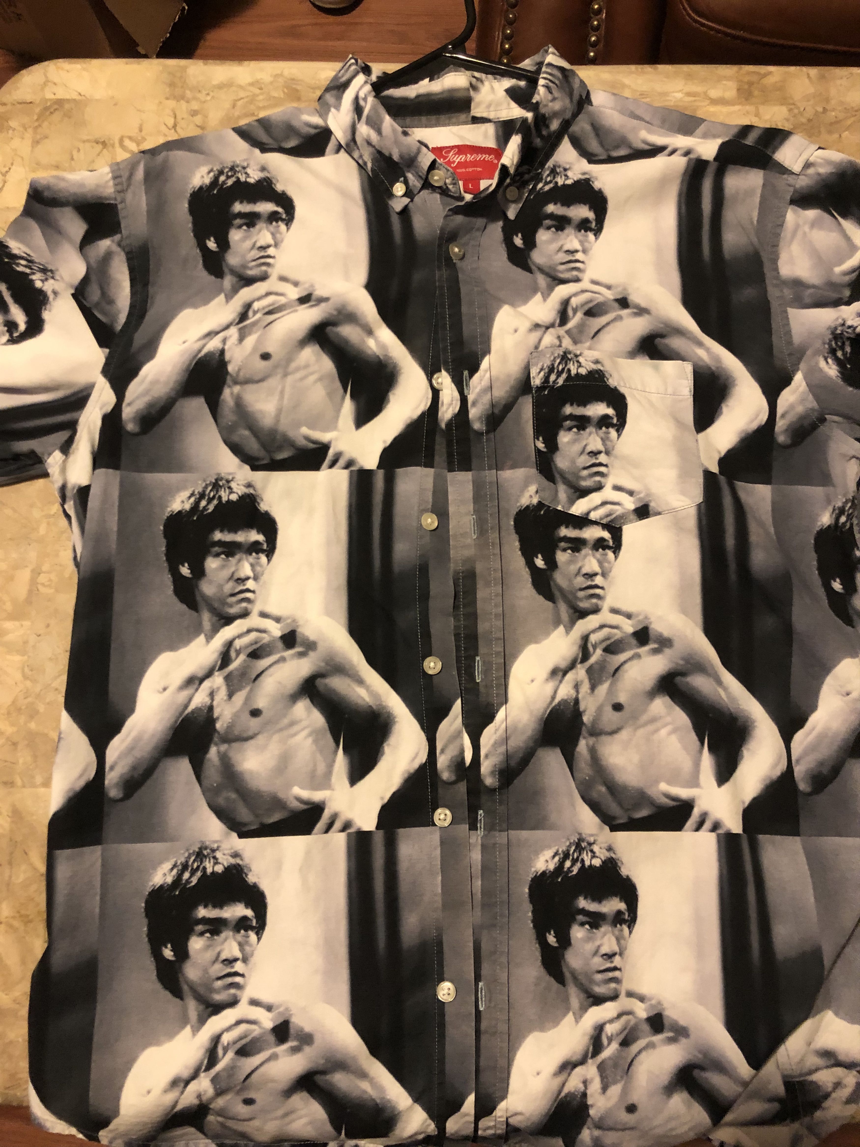 Supreme Bruce Lee Button Down Shirt Size US L / EU 52-54 / 3 - 1 Thumbnail