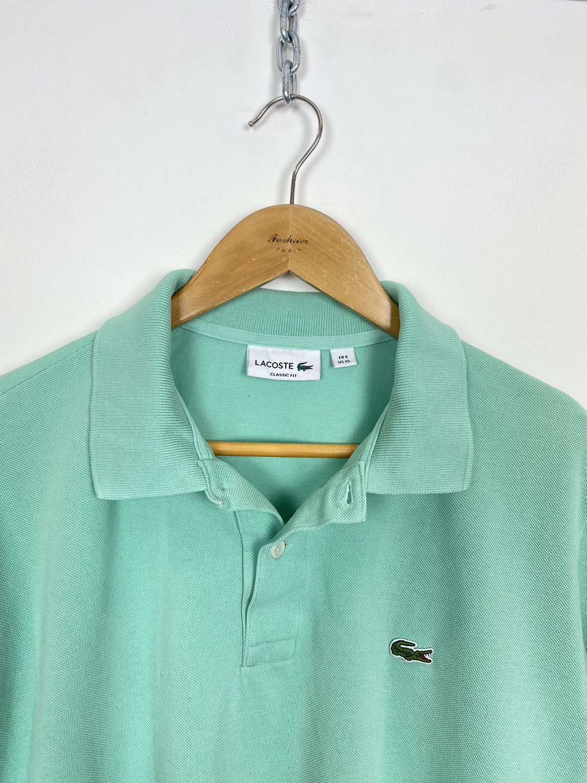 Lacoste Lacoste Short Sleeve Classic Fit Polo Shirt Size 6 XL Green Size US XL / EU 56 / 4 - 3 Thumbnail