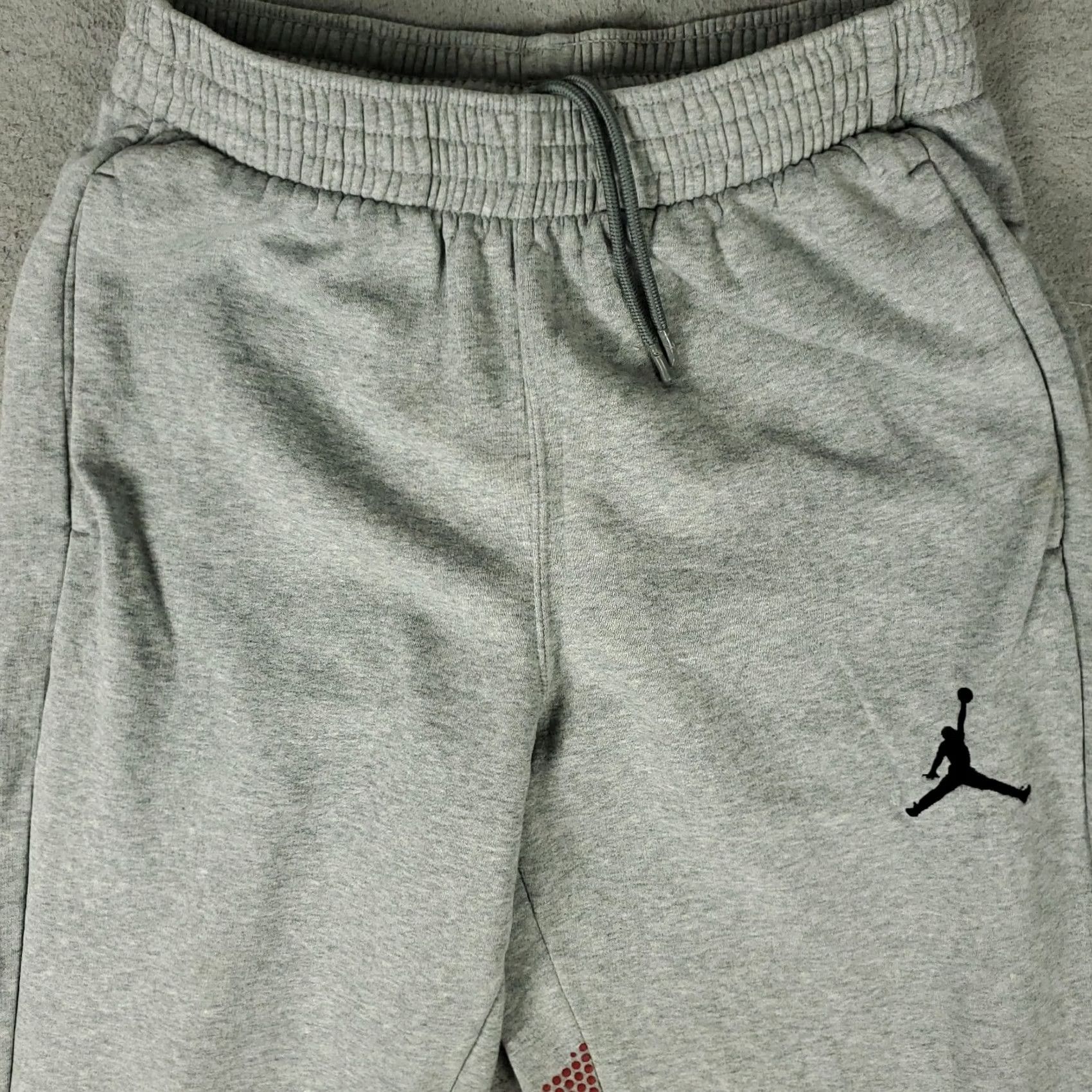 Jordan Brand Jordan Pants Mens Medium Gray Track Joggers Sweatpants Size US 31 - 2 Thumbnail