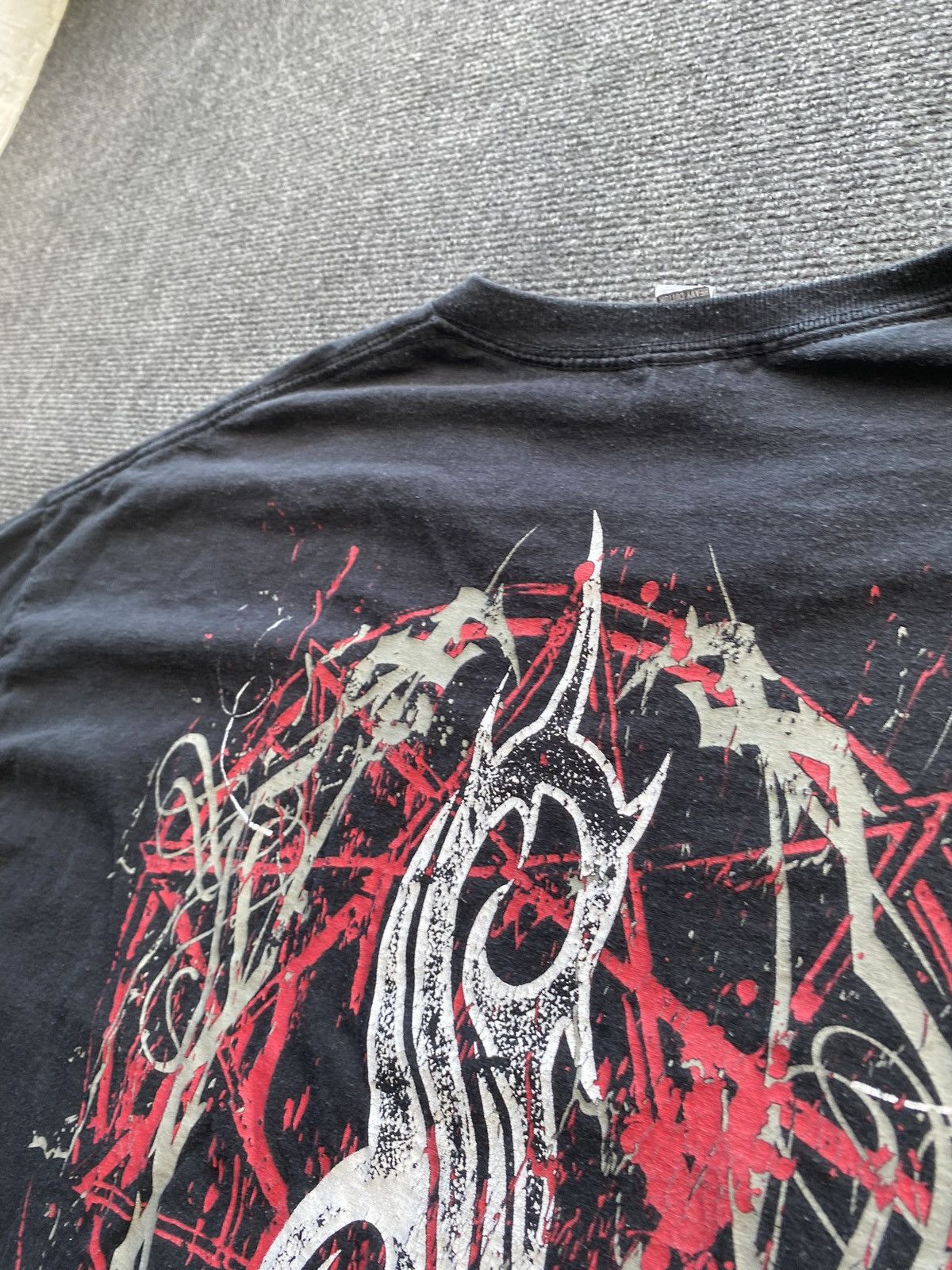 Band Tees 🔥00s Slipknot Band Tour Black 4xl Tee mens Des Moines Iowa Size US XXL / EU 58 / 5 - 10 Thumbnail