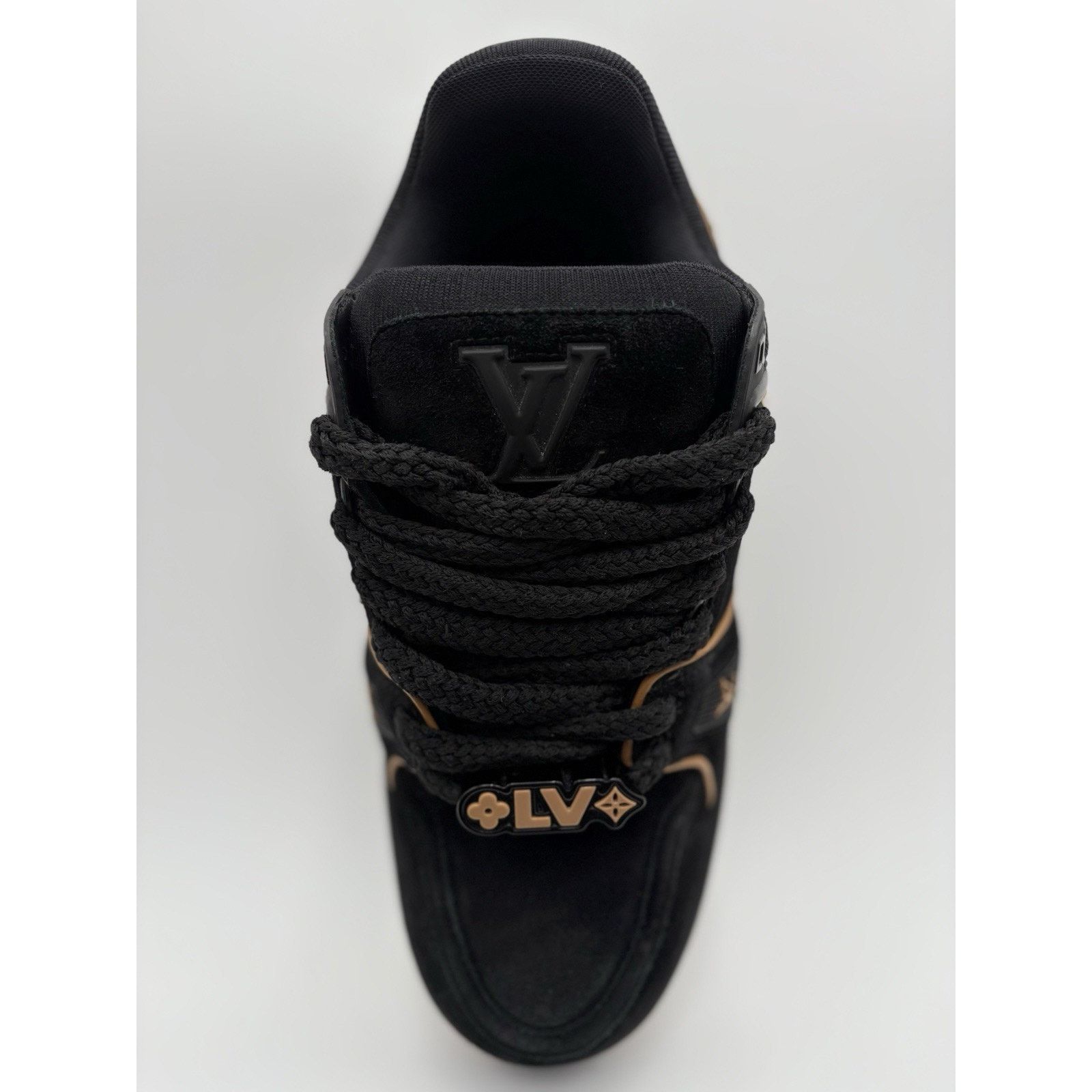 Louis Vuitton 9.5-10 Louis Vuitton Suede Maxi ' Black Brown ' | GOOD COND! Size US 9.5 / EU 42-43 - 11 Thumbnail