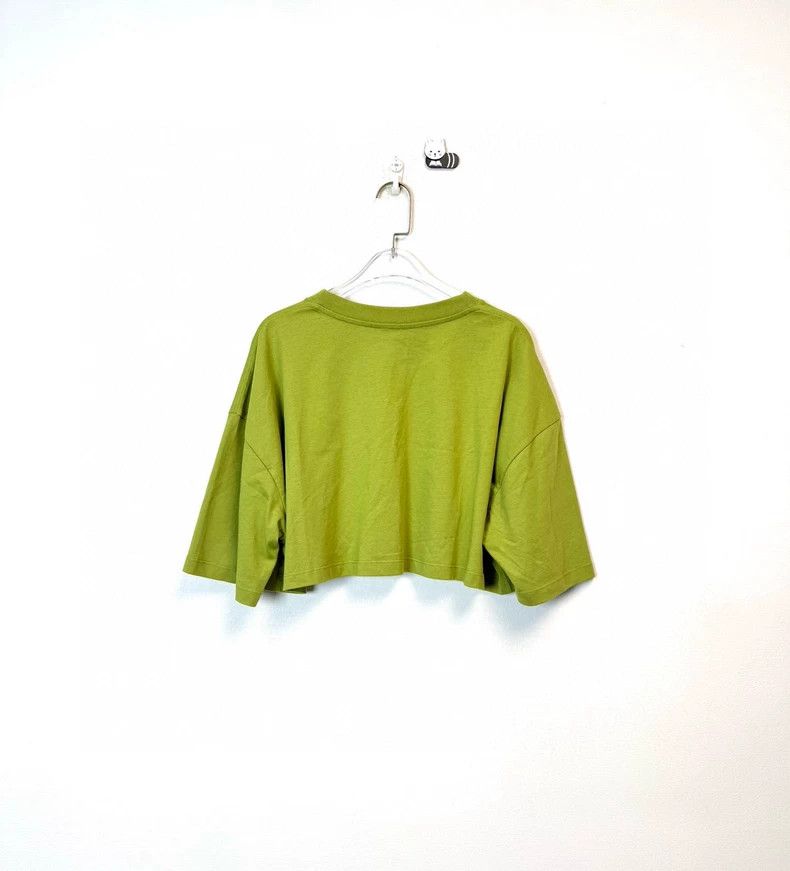 Loewe LOEWE Avocado green chest embroidery logo short sleeve T-s Size XS / US 0-2 / IT 36-38 - 2 Thumbnail