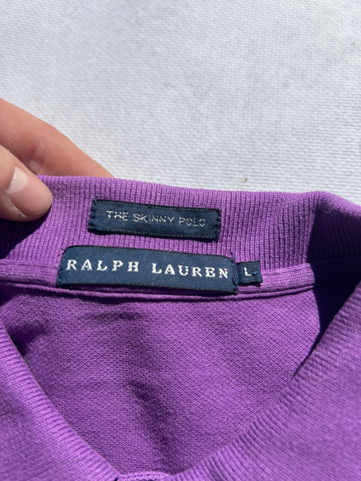 Polo Ralph Lauren Polo Ralph Lauren Polo Shirt Women The Skinny Polo Size L Size L / US 10 / IT 46 - 7 Thumbnail