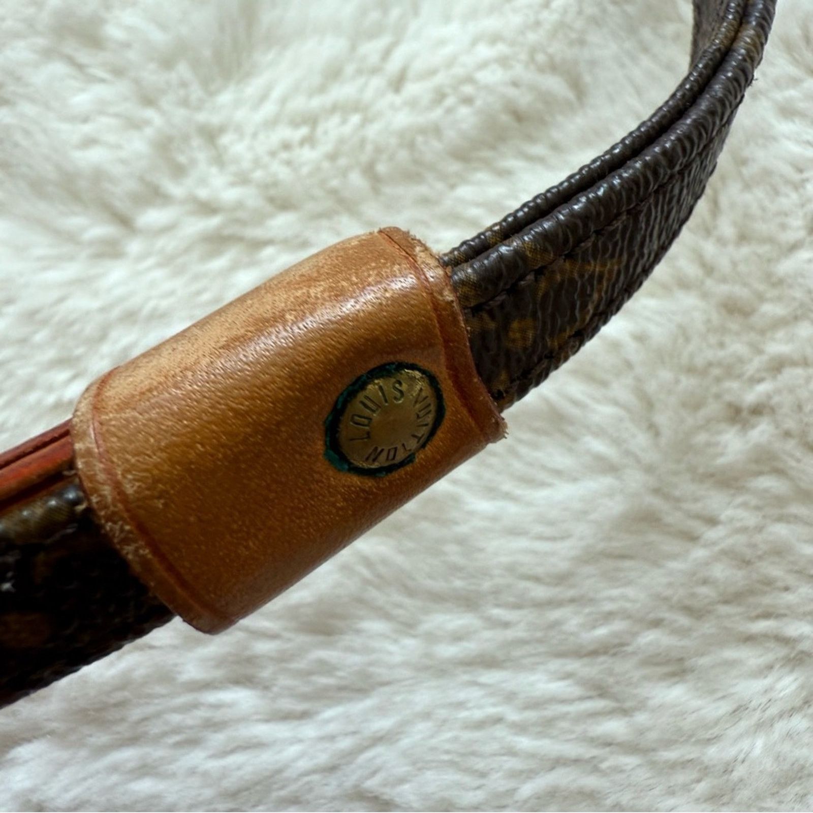 Louis Vuitton Louis Vuitton Dog Lead Monogram Brown Leather Pet Authentic Size ONE SIZE - 8 Thumbnail
