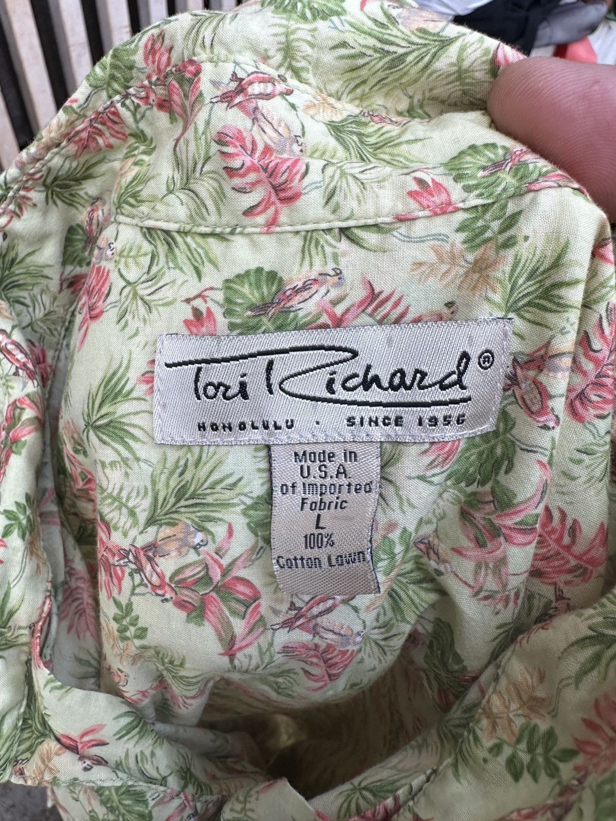 Tori Richard PreOwned Tori Richard Yellow Hawaiian Shirt Men's Large Size US L / EU 52-54 / 3 - 4 Thumbnail