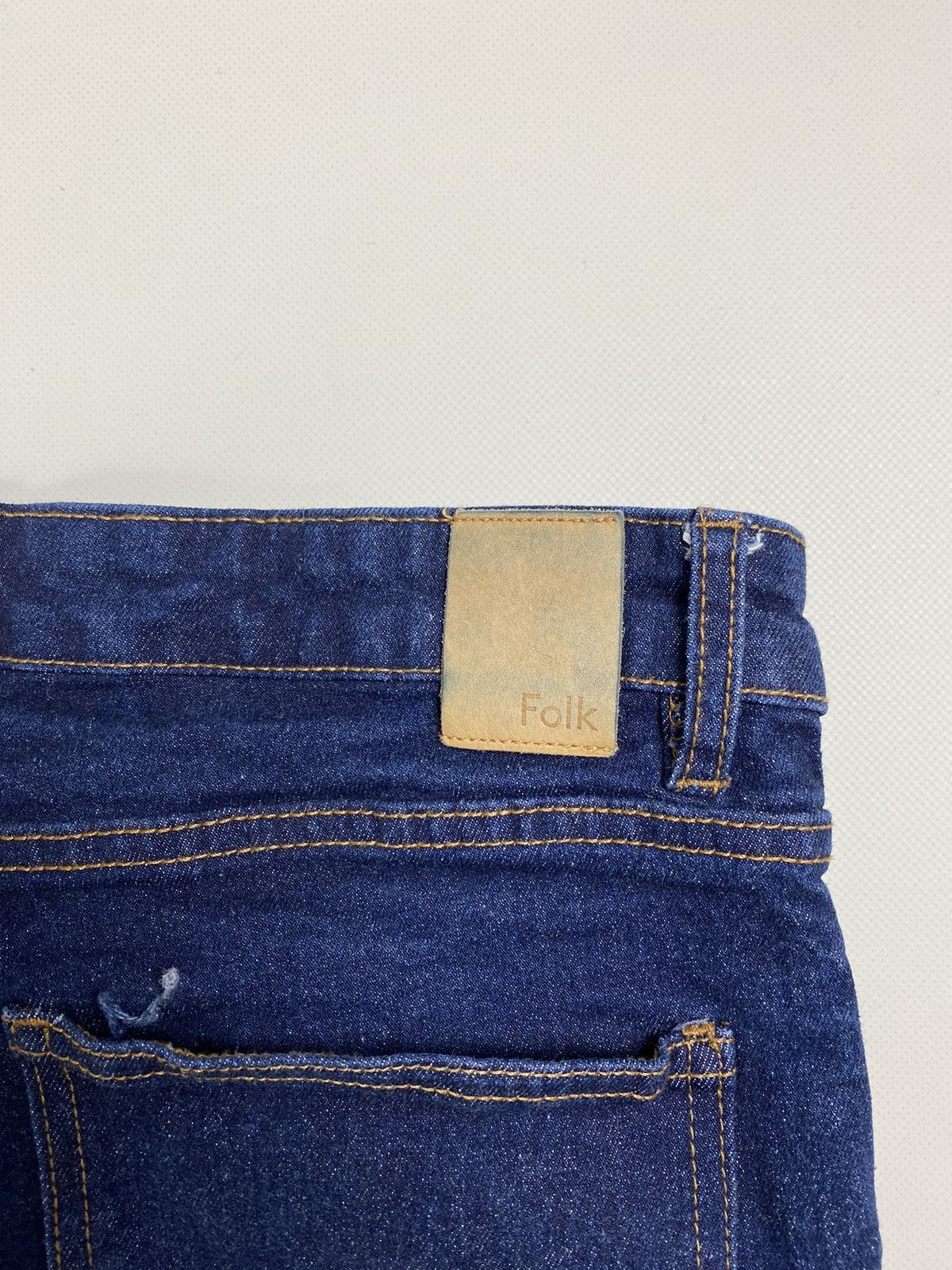 Folk Folk men’s Selvedge Denim Jeans Size US 34 / EU 50 - 21 Thumbnail