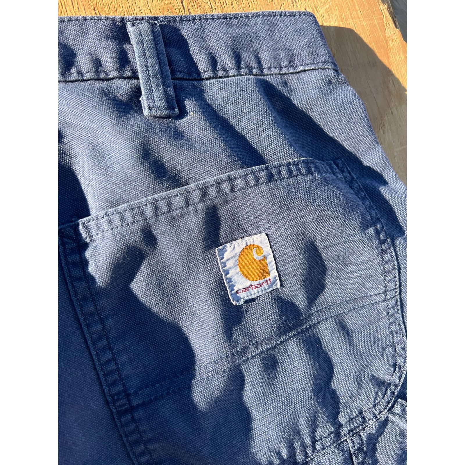 Carhartt Carhartt Men's Carpenter Pants 36 Navy Soft Canvas Dungaree Size US 36 / EU 52 - 6 Thumbnail