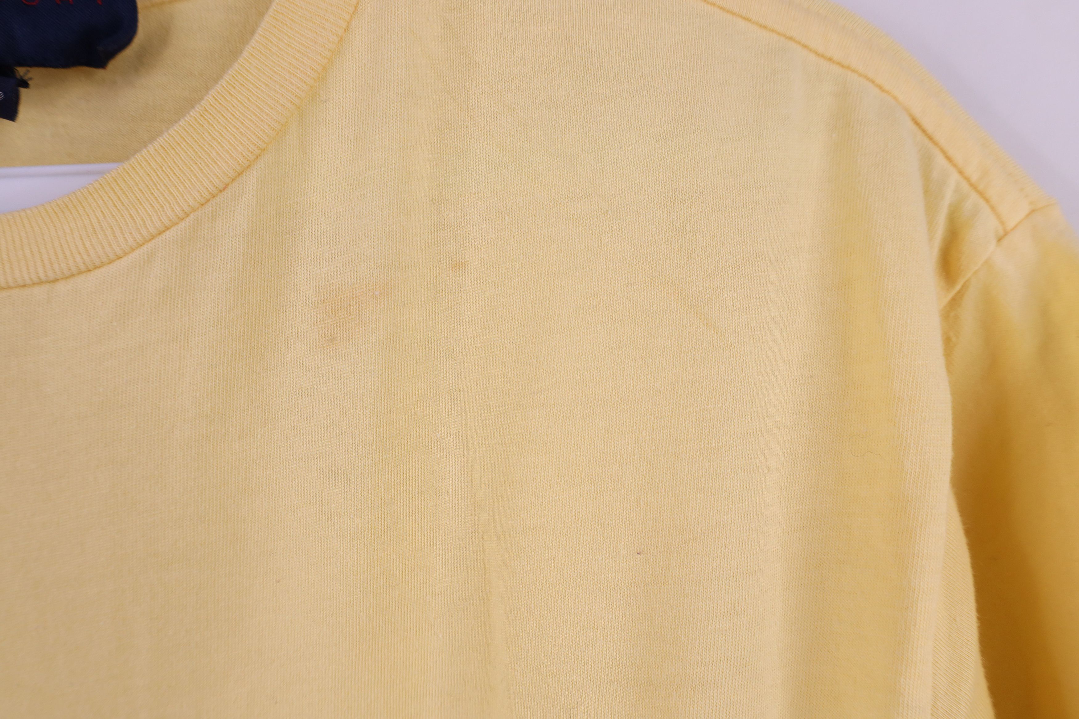 Ralph Lauren Vintage 90s Polo Sport Ralph Lauren Pocket T-Shirt Yellow Size US S / EU 44-46 / 1 - 6 Thumbnail