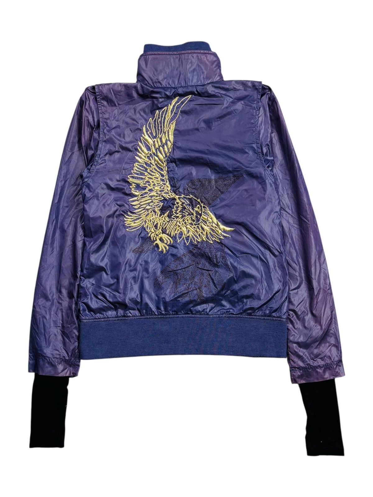 If Six Was Nine Archive Midas - Thumbhole Eagle Embroidery Purple Jacket Size US M / EU 48-50 / 2 - 1 Thumbnail