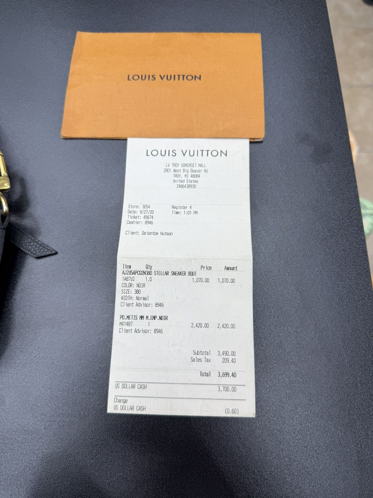 Louis Vuitton Authentic Louis Vuitton Pochette Métis Shoulder Bag Black Size ONE SIZE - 18 Thumbnail