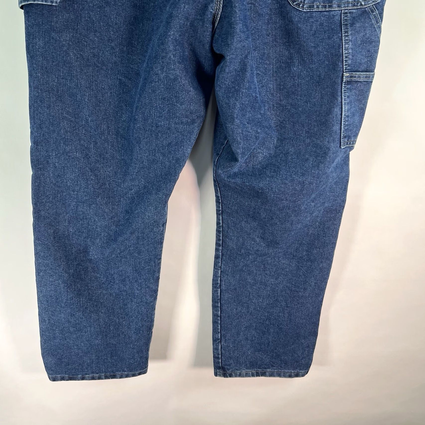 Wrangler Wrangler Carpenter Jeans 42x30 Denim Straight Relaxed Blue Mens Regular 5-Pocket Denim Jeans Size US 42 / EU 58 - 5 Thumbnail