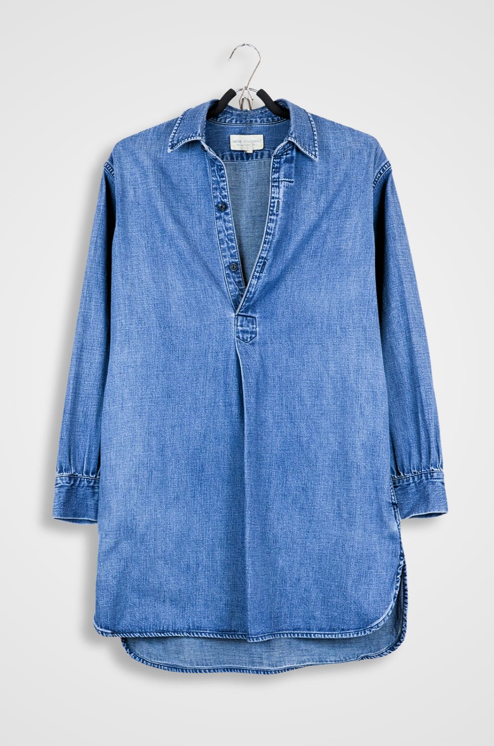 Denim & Supply Ralph Lauren Denim & Supply Ralph Lauren Chambray Tunic Shirt – Size S Size S / US 4 / IT 40 - 1 Thumbnail