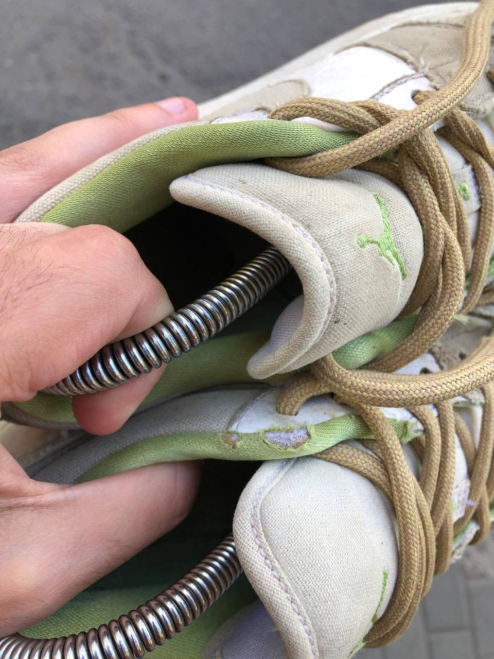 Nike × Vintage VERY RARE NIKE AIR JORDAN DUNK SNEAKERS JAPAN STYLE DRILL Size US 8.5 / IT 38.5 - 4 Thumbnail