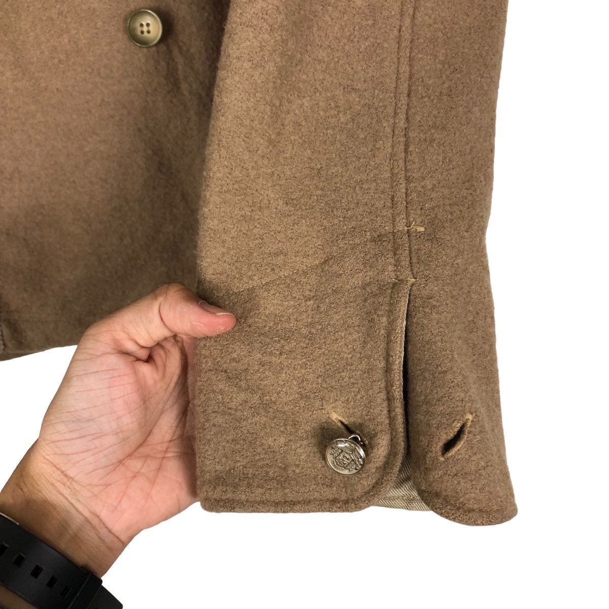 Japanese Brand 🔥Vintage Work Chore Jacket Button Dualite Japan Made Size US S / EU 44-46 / 1 - 15 Thumbnail