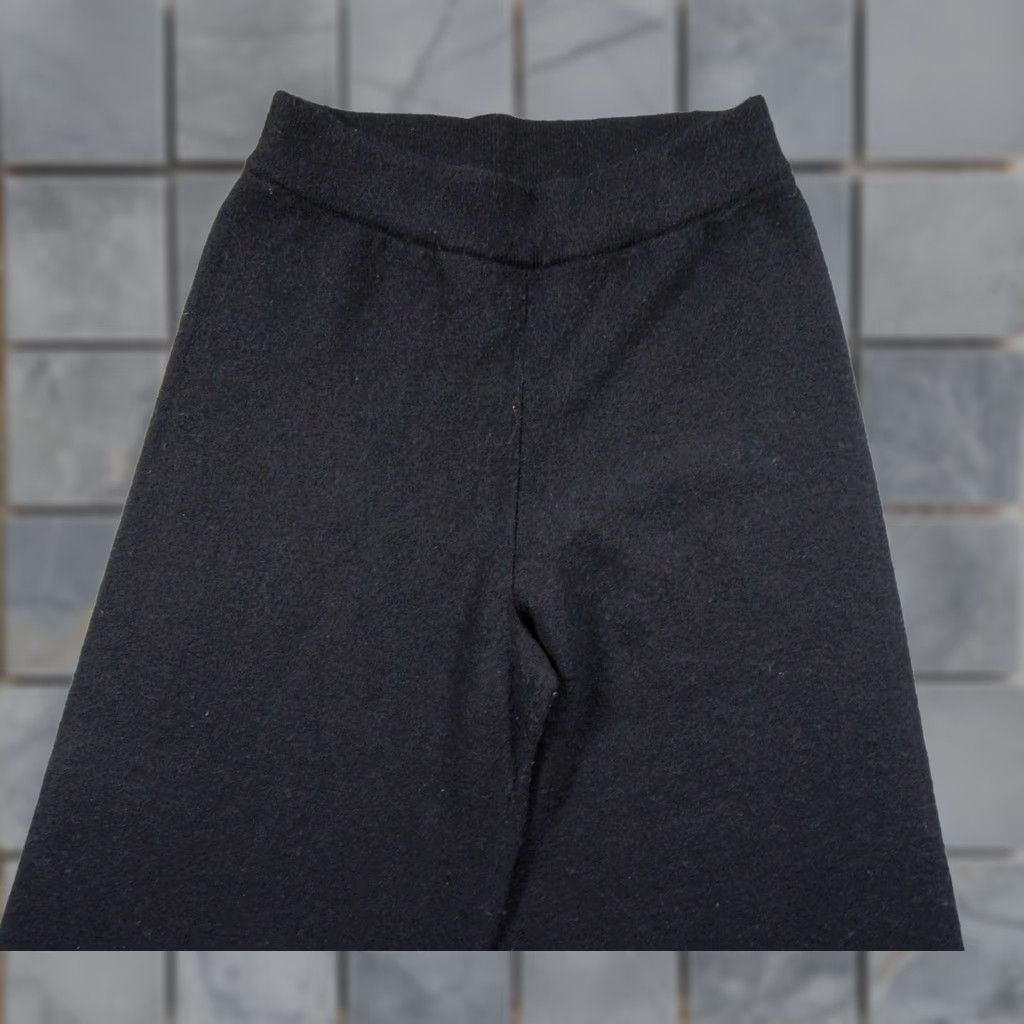 Lululemon Jenni Kayne Pants Womens XS Black Wide Leg Knit Pull On Casual Ladies Size 26" / US 2 / IT 38 - 1 Thumbnail