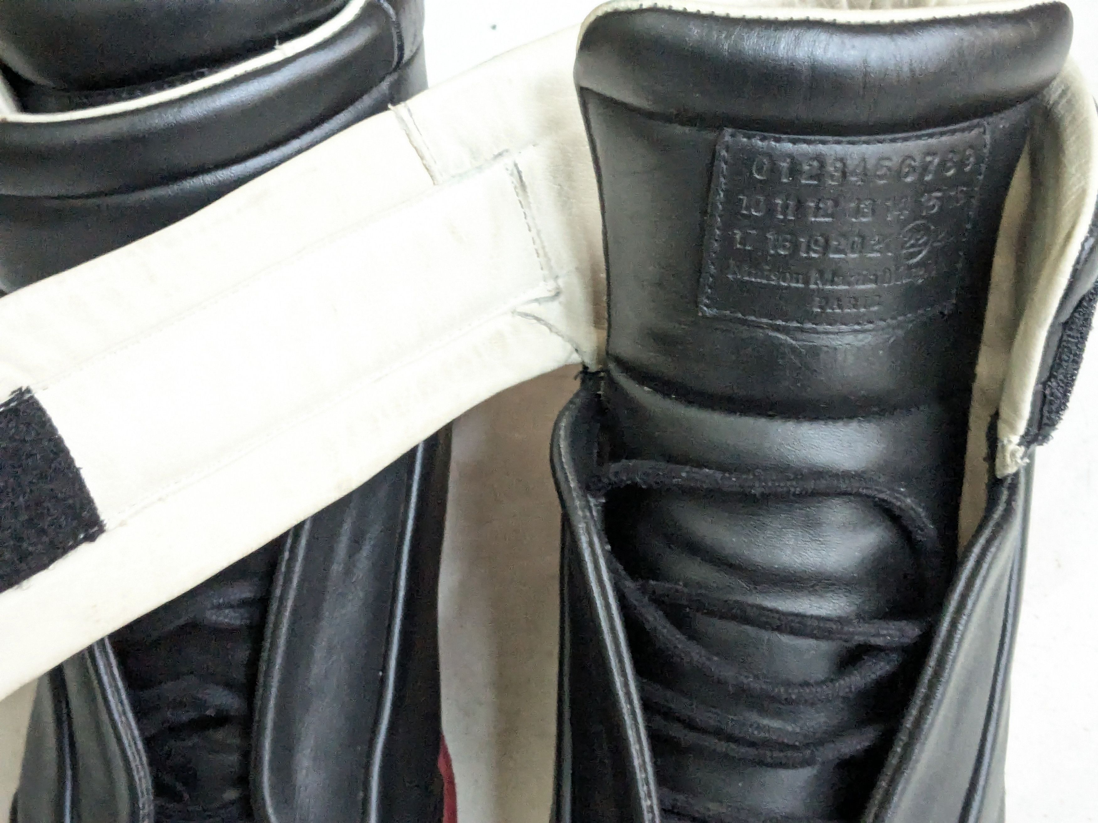 Maison Margiela Maison Margiela Future Black Red 7 40 High Tops Leather Size US 7 / EU 40 - 7 Thumbnail