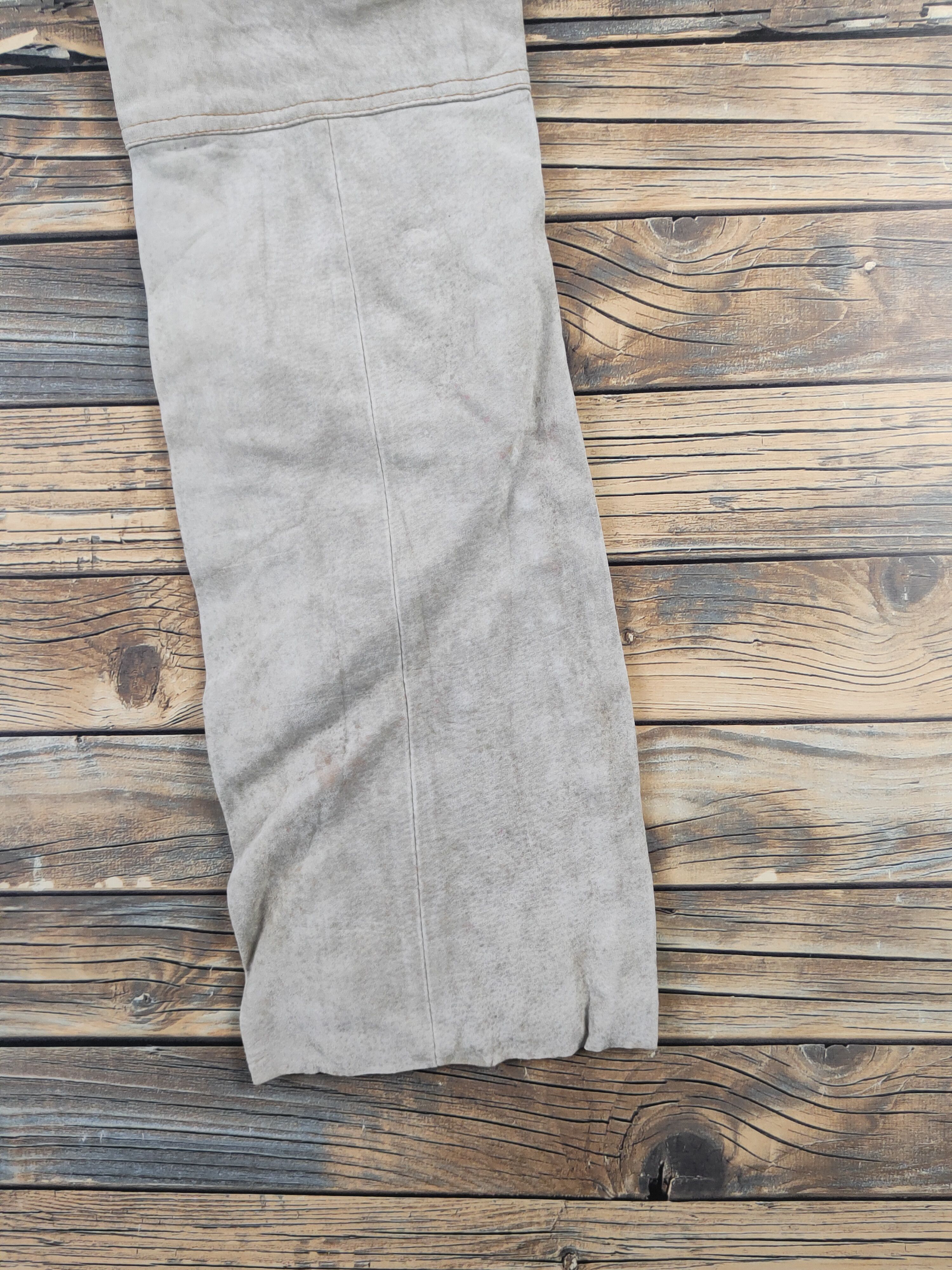 Leather DL Dollhouse Gray Multipocket Leather Pants #2670 Size 25" / US 0 / IT 36 - 11 Thumbnail