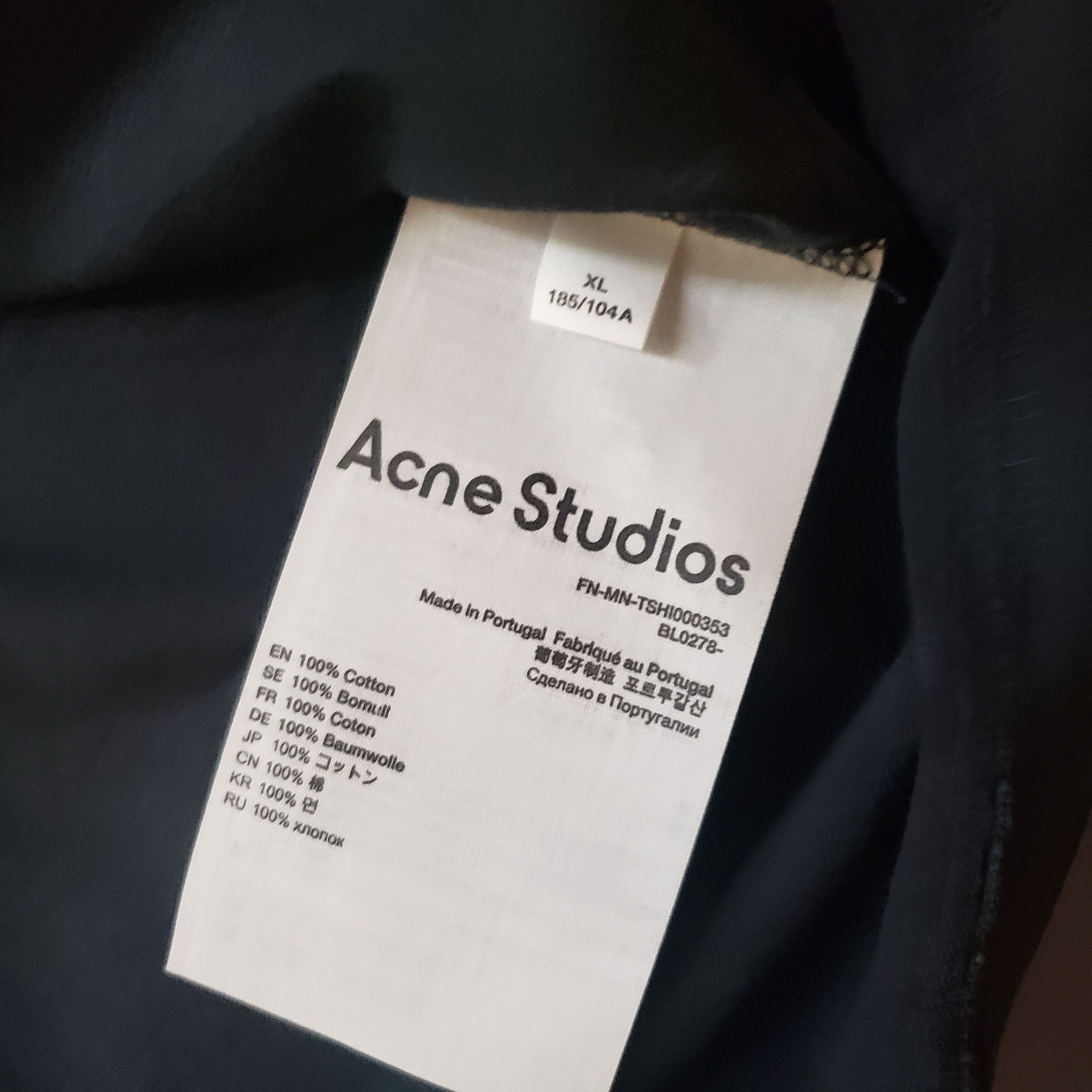 Acne Studios Acne Studios Small Logo T-Shirt Size US XL / EU 56 / 4 - 5 Thumbnail