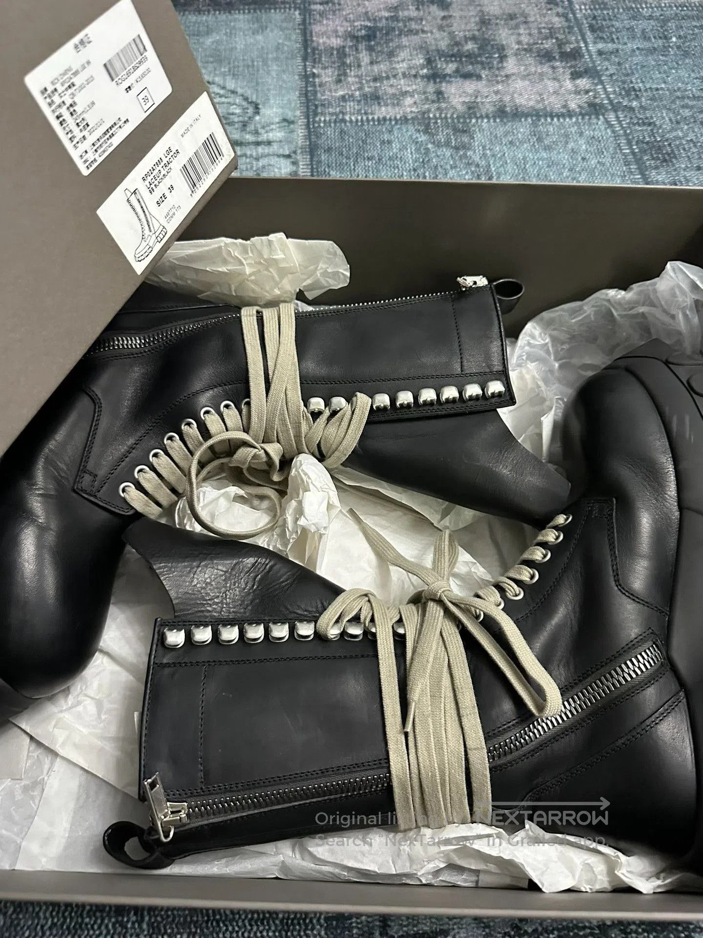 Rick Owens Rick Owens Octopus Strap Combat Boots. Size US 8 / IT 38 - 8 Thumbnail