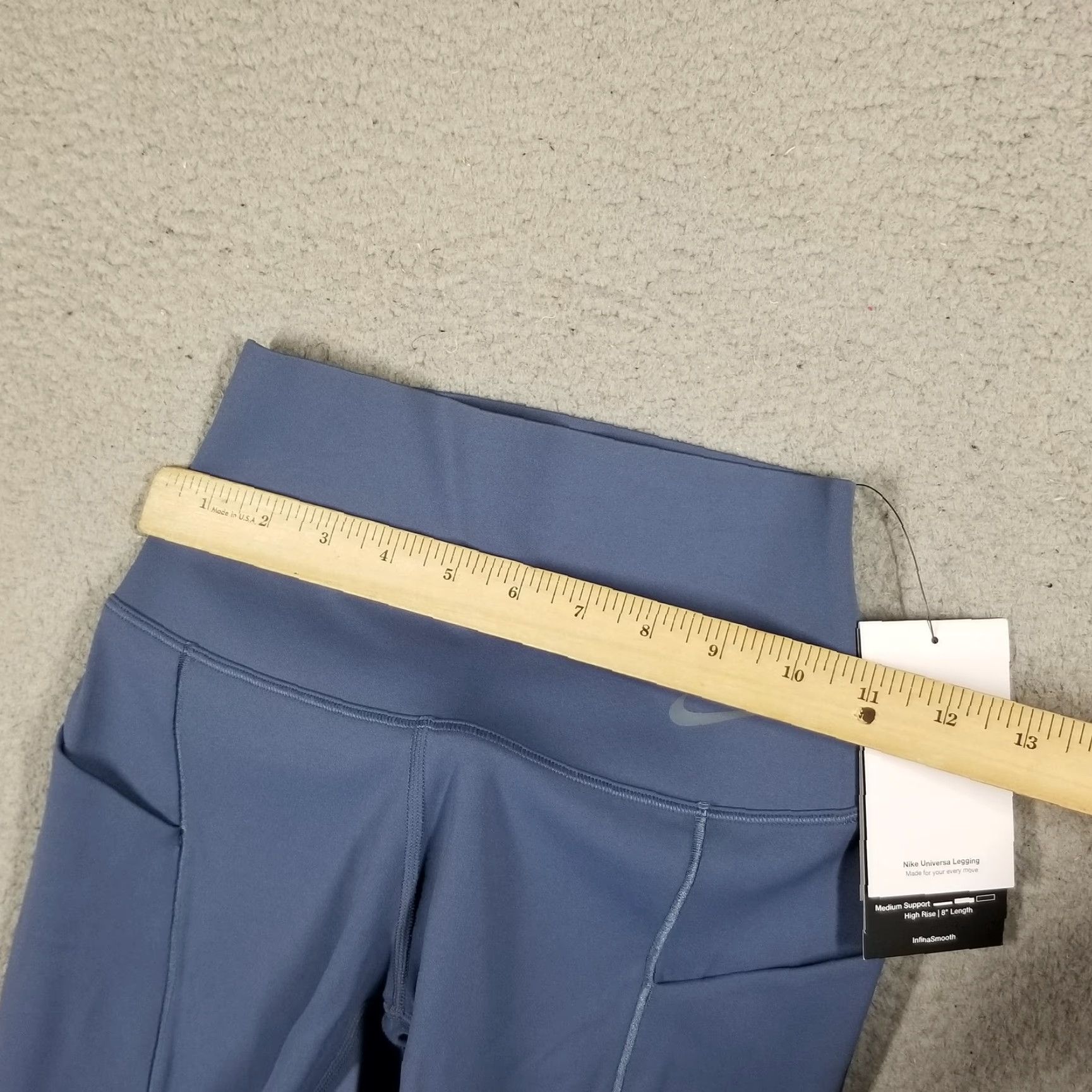 Nike Nike Sportswear Women's XS Blue High Rise Dri-FIT Leggings Ankle Activewear Workout Size 26" / US 2 / IT 38 - 3 Thumbnail