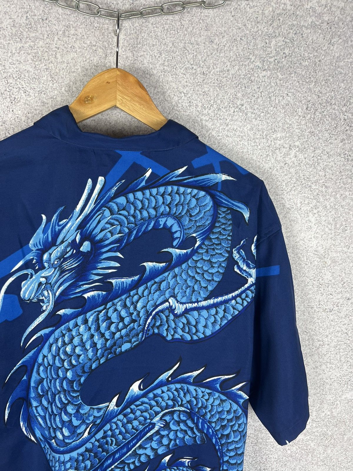 Vintage Vintage Y2K Dragon All Overprinted Crazy Shirt Size US XL / EU 56 / 4 - 4 Thumbnail