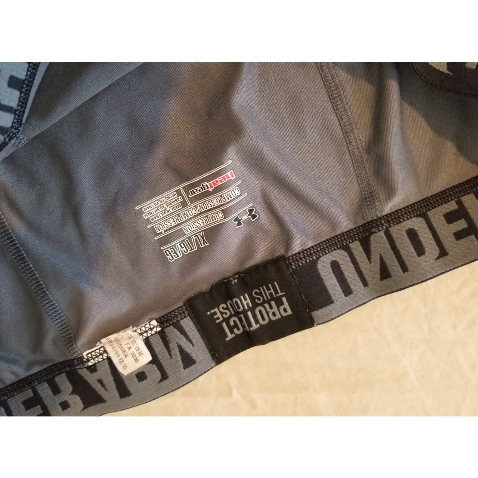Under Armour Mens Under Armour Pants XL Gray Athletic Sweatpants Trackwear Size US 36 / EU 52 - 5 Thumbnail
