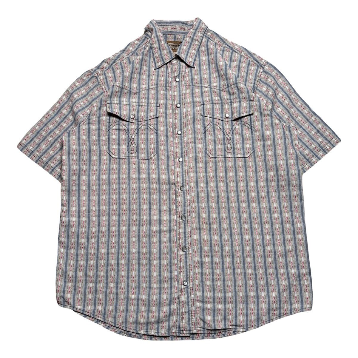 Other C.E. Schmidt Work Wear Men's Sz L Shirt Western Pearl Snap Size US L / EU 52-54 / 3 - 1 Thumbnail