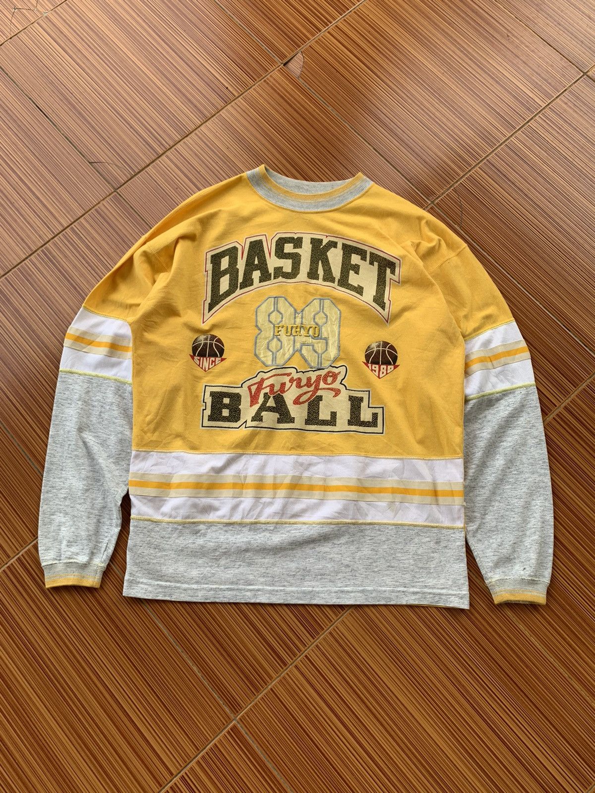 image of Hysteric Glamour x Vintage Basket Ball Furyo in Yellow, Men's (Size Large)