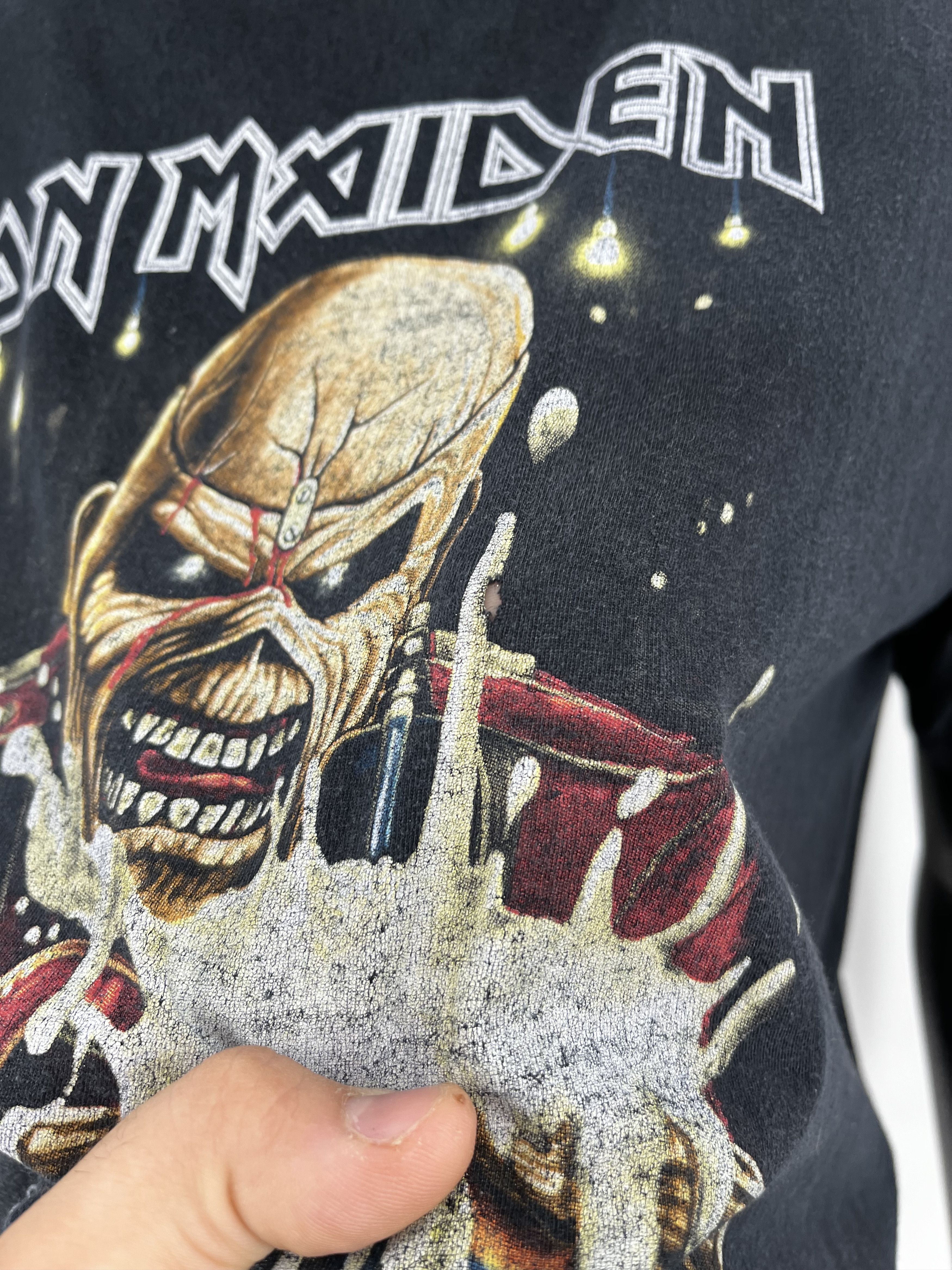 Band Tees × Vintage Iron Maiden Trooper Beer Light Brigade T-Shirt Mens 2XL Size US XXL / EU 58 / 5 - 9 Thumbnail