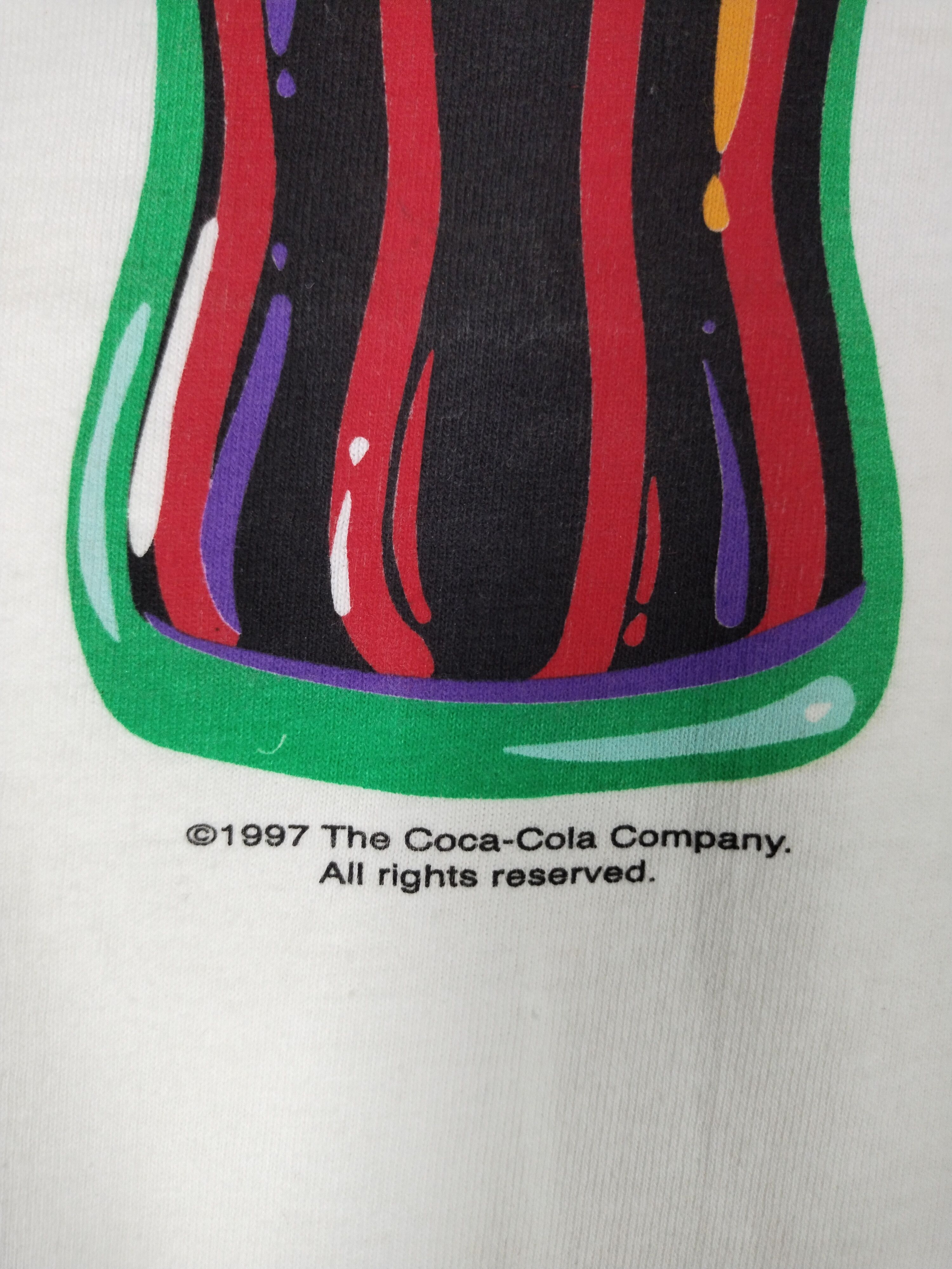Coca Cola 97's Vintage Coca-Cola Shirt Tee Size US L / EU 52-54 / 3 - 3 Thumbnail