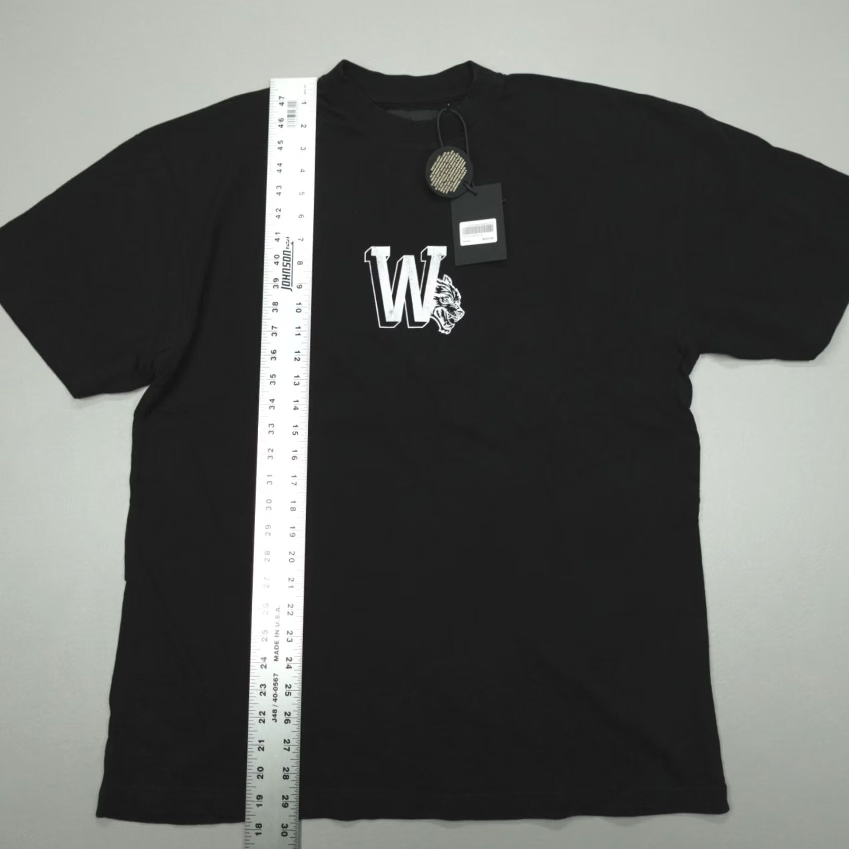 Darc Sport Darc Sport Our Stamp Premium Tee Shirt Relaxed Men's M Black Shirt Mens M Black Wolves Graphic Print Limited Edition Casual Tee Size US M / EU 48-50 / 2 - 7 Thumbnail