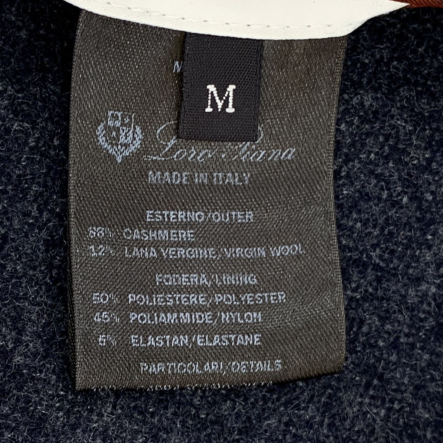 Loro Piana Loro Piana Wool Coat Black-Grey Button-Up (Size M) Size M / US 6-8 / IT 42-44 - 3 Thumbnail