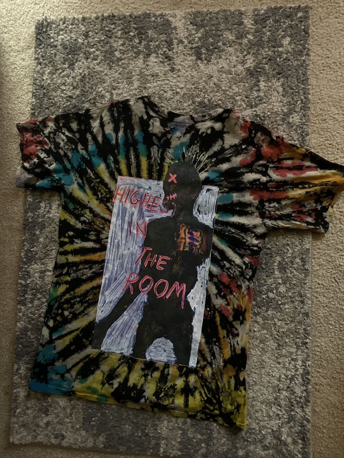Travis Scott Travis Scott the dye tee Size US L / EU 52-54 / 3 - 7 Thumbnail