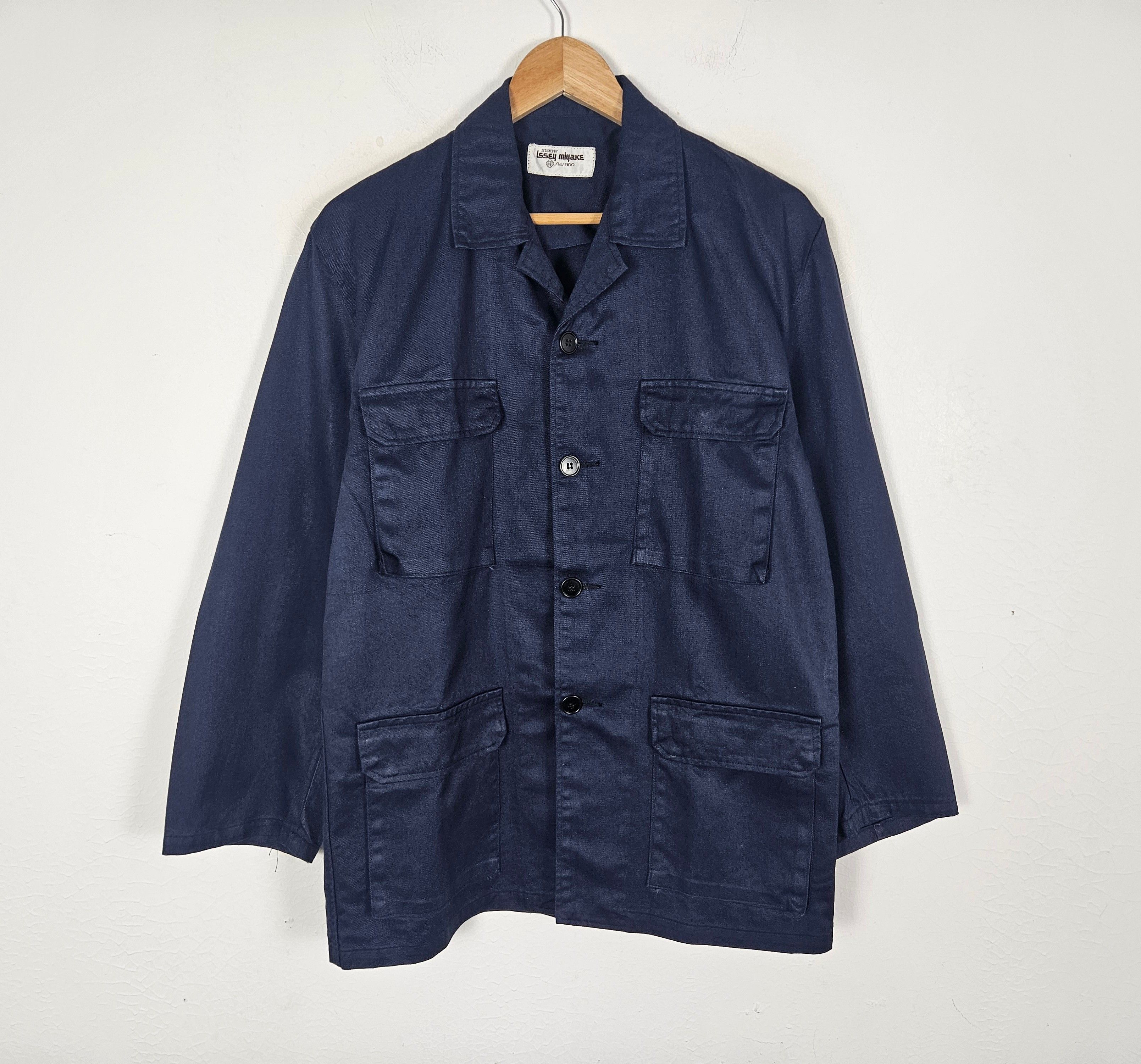 Issey Miyake × Japanese Brand Vintage 1990s Issey Miyake Shiseido Work Jacket Size M / US 6-8 / IT 42-44 - 3 Thumbnail