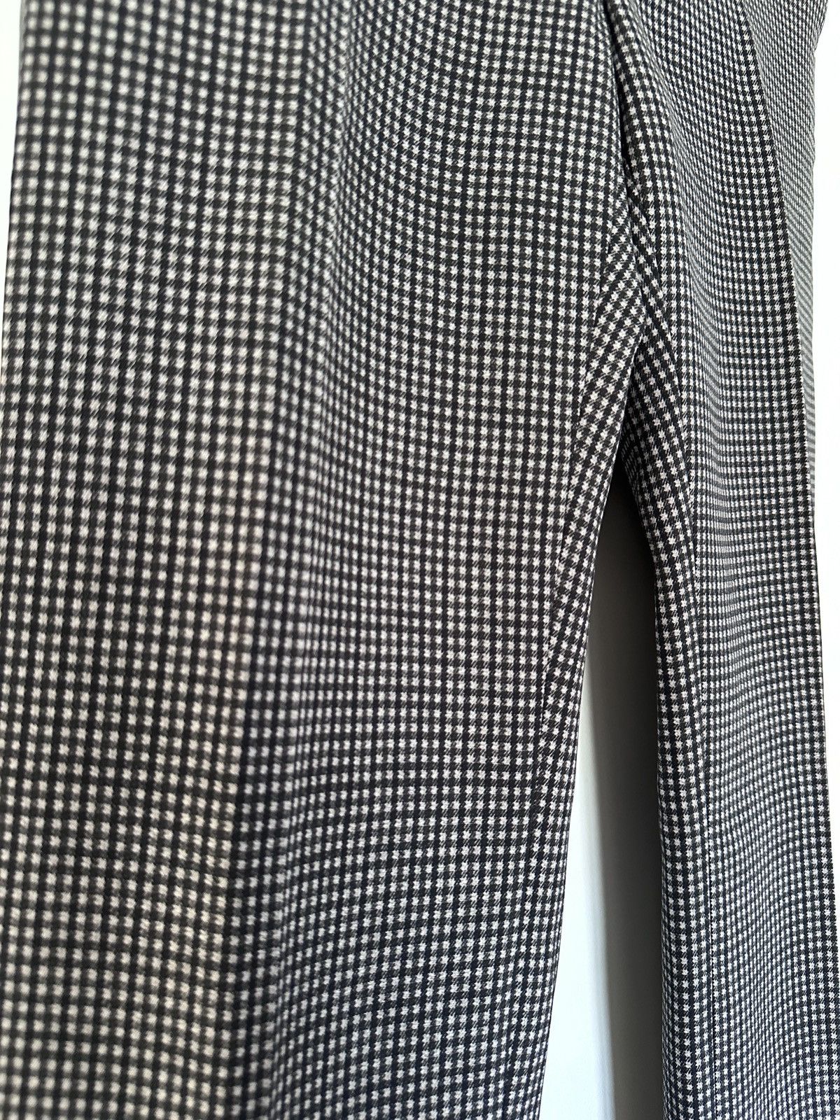 Balenciaga Balenciaga grey checked houndstooth pants Size US 30 / EU 46 - 4 Thumbnail